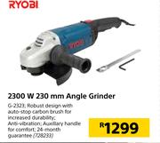 Ryobi 2300W 230mm Angle Grinder G-2323
