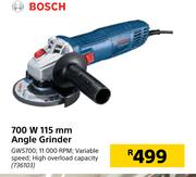Bosch 700W 115mm Angle Grinder GWS700