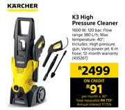 Karcher K3 High Pressure Cleaner