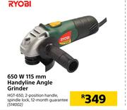Ryobi 650W 115mm Handyline Angle Grinder HGT-650
