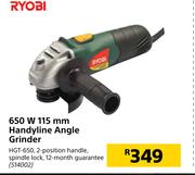 Ryobi 650W 115mm Handyline Angle Grinder HGT-650