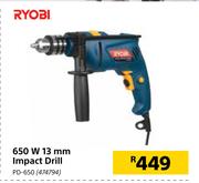 Ryobi 650W 13mm Impact Drill PD-650