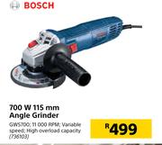 Bosch 700W 115mm Angle Grinder GWS700