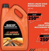 Midas Liquid Gold Monograde Oil SAE-40 MI40-5L