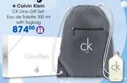 Calvin Klein CK One Gift Set: Eau De Toilette-100ml With Togbag