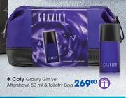 Coty Gravity Gift Set: Aftershave-50ml & Toiletry Bag