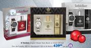 Yardley English Blazer Red,Black Or Gold Gift Set:Eau De Toilette-100ml,Deodorant-125ml & Watch-Per 