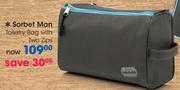 Sorbet Man Toiletry Bag With Two Zips