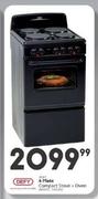 Defy 4 Plate Compact Stove + Oven