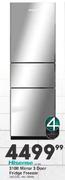 Hisense 310Ltr Mirror 3 Door Fridge Freezer