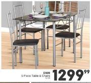D909 5 Piece Table & Chairs