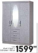 Curl 3 Door+ 3 Drawer+ Mirror
