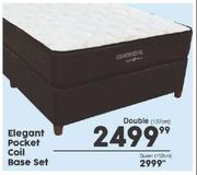 Elegant Pocket Coil 152Cm Queen Base Set