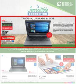 Incredible Connection : Trade In, Upgrade & Save (4 Feb - 7 Feb 2016), page 1