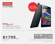 Lenovo A7-30 Tablet-On A 500MB Data Price Plan