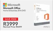 Microsoft Office Home & Business 2016 DVD
