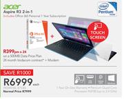 Acer 11.6" Aspire R3 2-in-1-Each