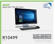 Acer Aspire 19.5" AZC 700 All-In-One