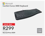Microsoft Comfort Curve 3000 Keyboard