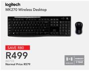 Logitech M270 Wireless Desktop
