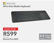 Microsoft All In One Media Keyboard