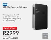 WD 1TB My Passport Wireless