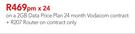 Apple iPad Mini 4 16GB Wi-Fi Plus Router-On A 2GB Data Price Plan