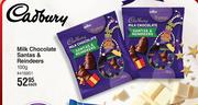 Cadbury Milk Chocolate Santas & Reindeers-100g Each