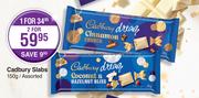 Cadbury Slabs Assorted-150g
