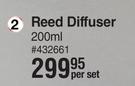 Reed Diffuser-200ml Per Set