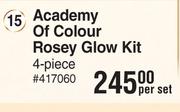 Academy Of Colour Rosey Glow Kit 4 Piece-Per Set