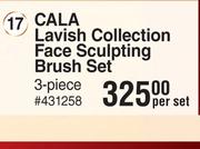 Cala Lavish Collection Face Sculpting Brush Set 3 Piece-Per Set