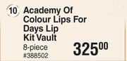 Academy Of Colour Lips For Days Lip Kit Vault 8 Piece