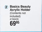 Basics Beauty Acrylic Holder