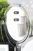 Basics Beauty Double Sided Mirror Magnification X1 & X2