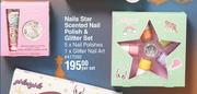 Girls 4 Girls Nails Star Scented Nail Polish & Glitter Set-Per Set