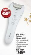 Philips Wet & Dry Epilator Series 8000