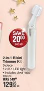 Dquip 2 In 1 Bikini Trimmer Kit 3 Piece-Per Kit