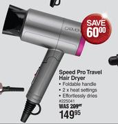 Carmen Speed Pro Travel Hair Dryer