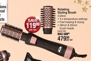 Reflections Rotating Styling Brush 2 Piece-Per Set