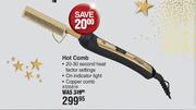 Ebony By Carmen Hot Comb