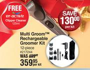 Wahl Multi Groom Rechargeable Groomer Kit 12 Piece-Per Kit