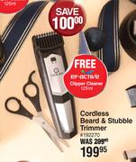 Dquip Cordless Beard & Stubble Trimmer