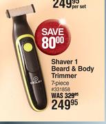 Dquip Shaver 1 Beard & Body Trimmer 7 Piece