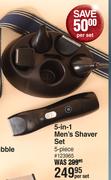 Dquip 5 In 1 Men's Shaver Set 5 Piece-Per Set