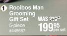 Rooibos Man Grooming Gift Set 5-Piece -Per Set