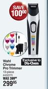 Wahl Chrome Pro Trimmer 13 Piece