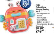 Volkano Kids Robo Claw Money Saving Vault