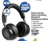 Volkano Silenzo Series Noise Cancelling Bluetooth Headphone (Black) 438056