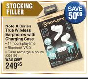 Amplify Note X Series True Wireless Earphones With Charging Case